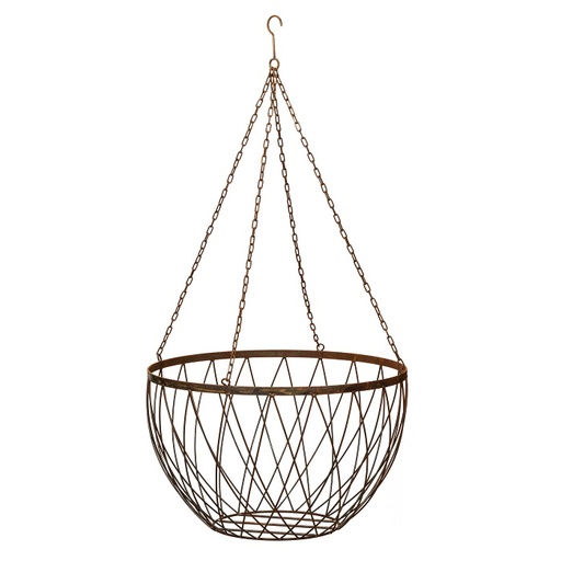 [12340] Hanging Basket 60cm Rust