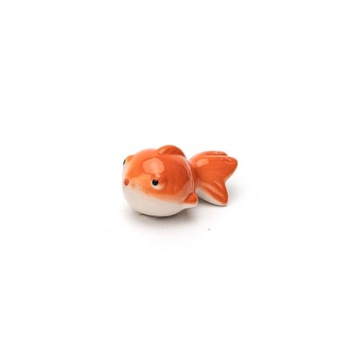 [13842] Floating Fantail Porcelain Med
