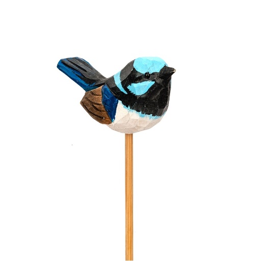[15129] Blue Wren Timber on Stick