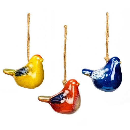 [15594] Bird Hanging Ceramic