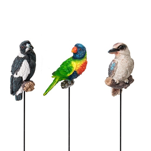 [16430] Aussie Birds Assorted on stick