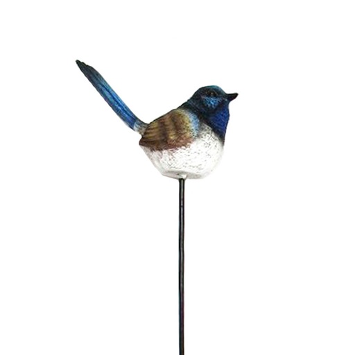 [17260] Fairy Wren on Stick Blue Only