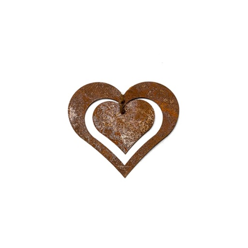 [18649] Double Heart Hanging M Ru-+