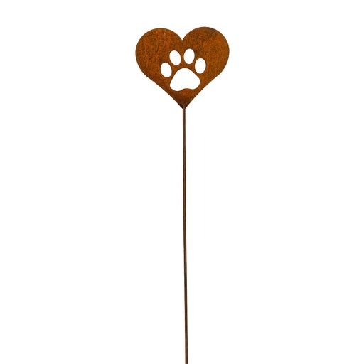 [18793] Stake Pet Print Rust Large