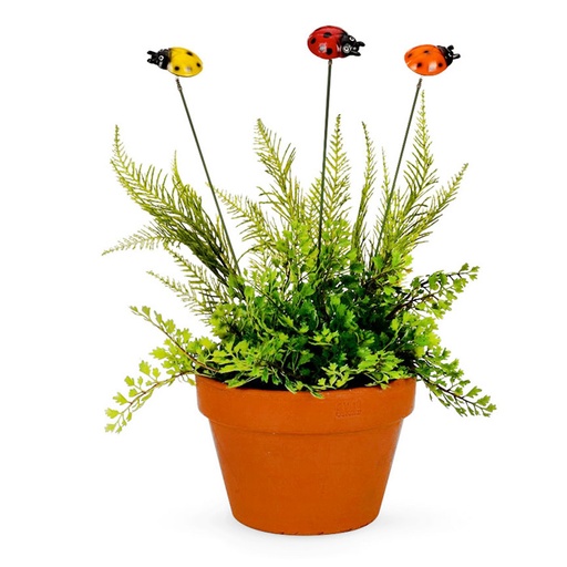 [18960] Ladybugs On Stick Asst Small