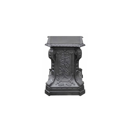 [19646] Urn Romano Base Cast I Black