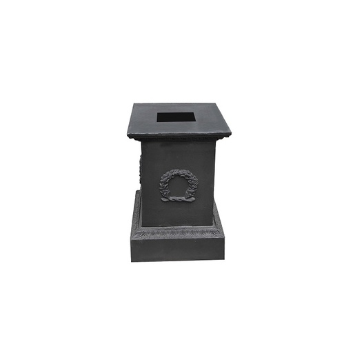 [19660] Urn Milano Base Cast I Black