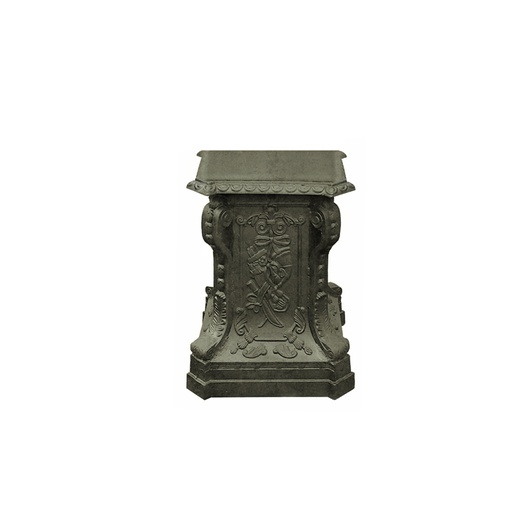 [19745] Urn Romano Base Cast I Antique