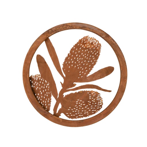 [20260] Wall Art Banksia Corten Large-