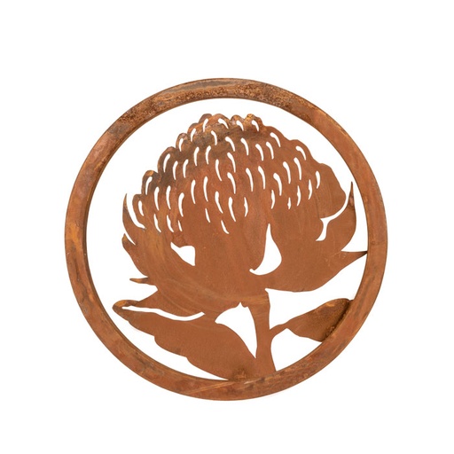 [20277] Wall Art Waratah Corten Large-