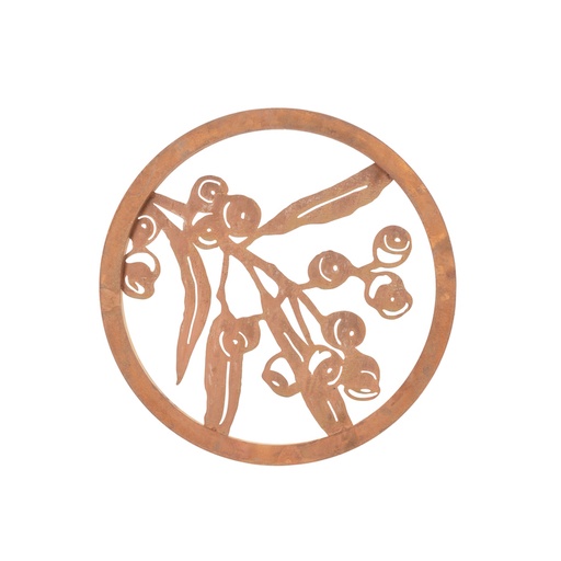[20284] Wall Art Gumnut Corten Large-+