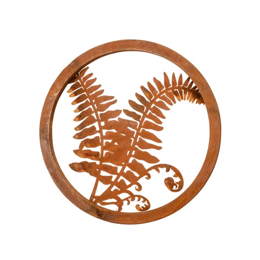 [20314] Wall Art Fern Corten Large-+
