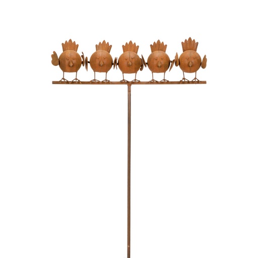 [20635] Stake Tweety Rust Perch