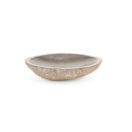 [21823] Bowl Stone Natural Large