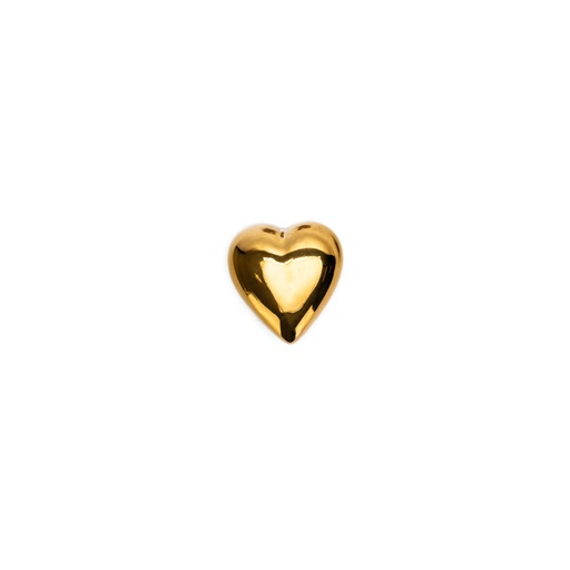 [22165] Floating Heart Gold Medium-+