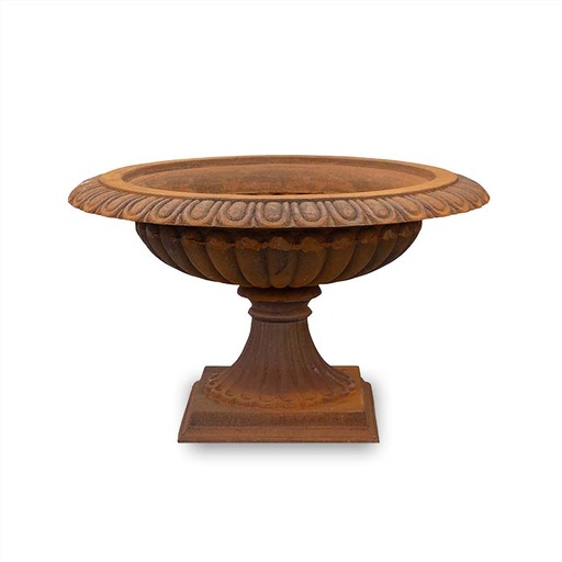 [22394] Urn Victorian Cast Iron Rust