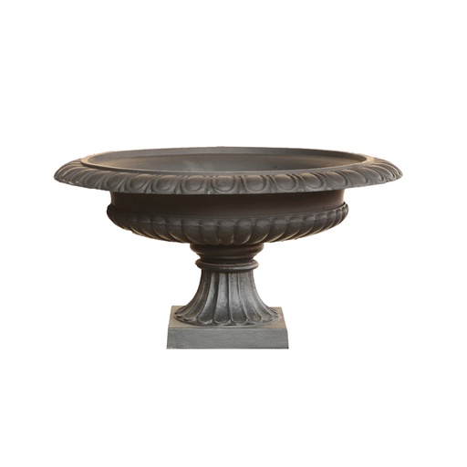 [22431] Urn Venetian Cast Iron Black