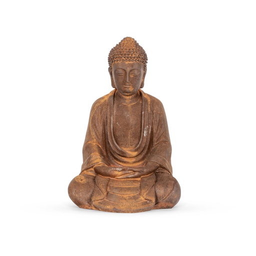 [22660] Buddha Statue Large Cast Iron