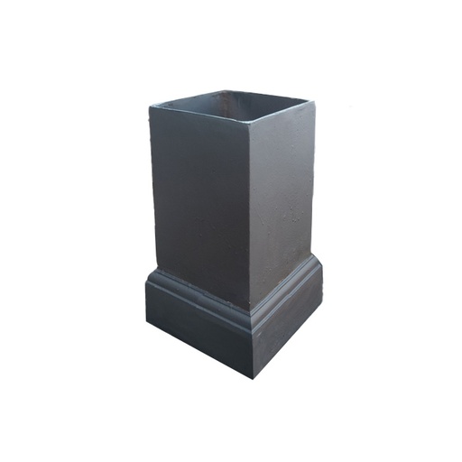 [22738] Urn Victorian Base Cast Black