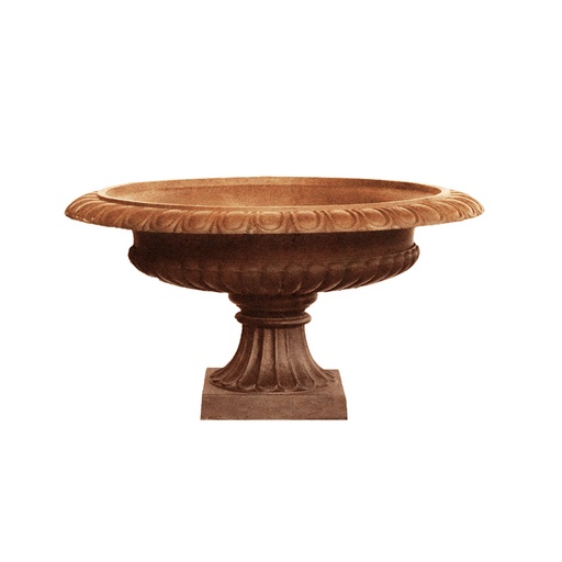 [22813] Urn Venetian Cast Iron Rust