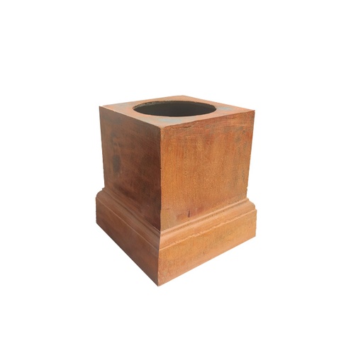 [22820] Urn Venetian Base Cast I Rust
