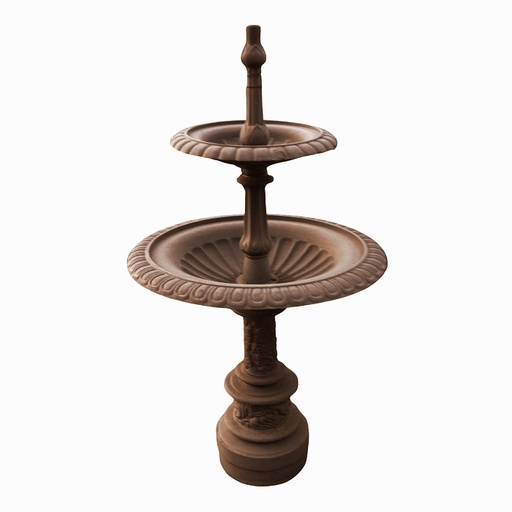 [23001] Fountain 2 Tier Standing Rust