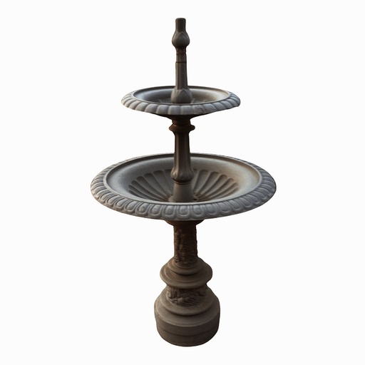 [23018] Fountain 2 Tier Standing Black