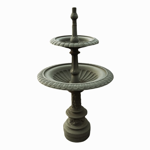 [23025] Fountain 2 Tier Stand Antique