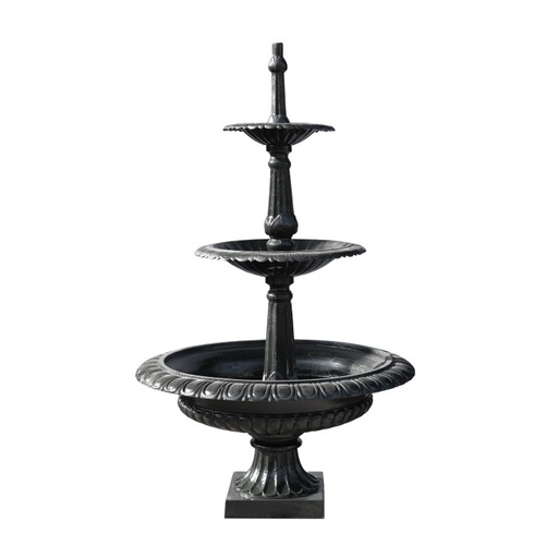 [23049] Fountain 3 Tier Standing Black