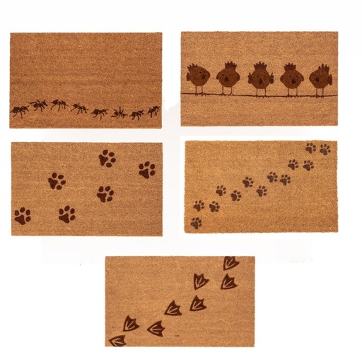 [23254] Door Mat Animal Mixed Pack