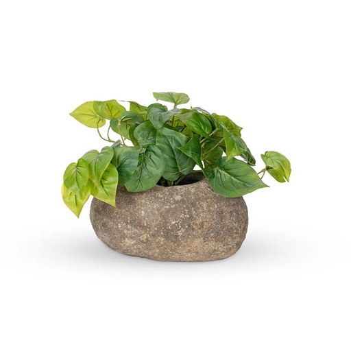 [23919] Bowl Stone Deep Small