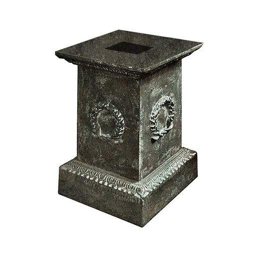 [24077] Urn Varese Base Cast Iron Anti