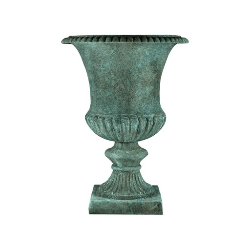 [24121] Urn Caserta Cast Iron Verdigri