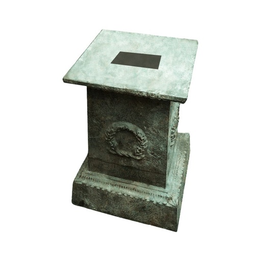 [24190] Urn Salerno Base Cast Iron Ant