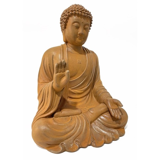 [24473] Buddha Zen Cast Iron Large