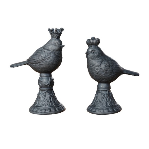 [24510] Royal Birds Cast Iron Black