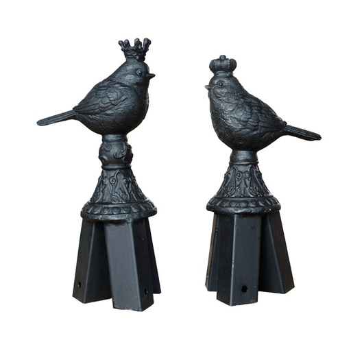 [24534] Stake Top Royal Bird Cast Blac