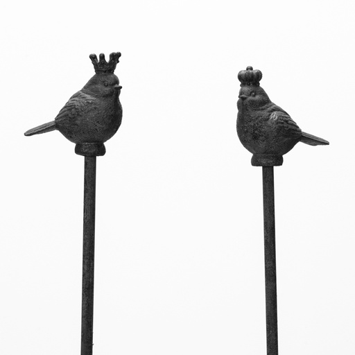 [24541] Stake Royal Bird Cast Black