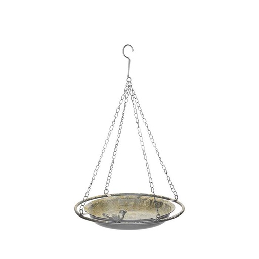 [24916] Bird Feeder Zinc Moss