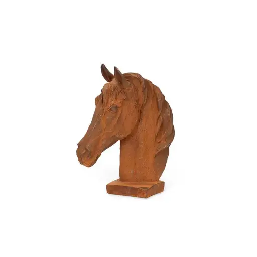 [25401] Horse Head Cast Iron Small