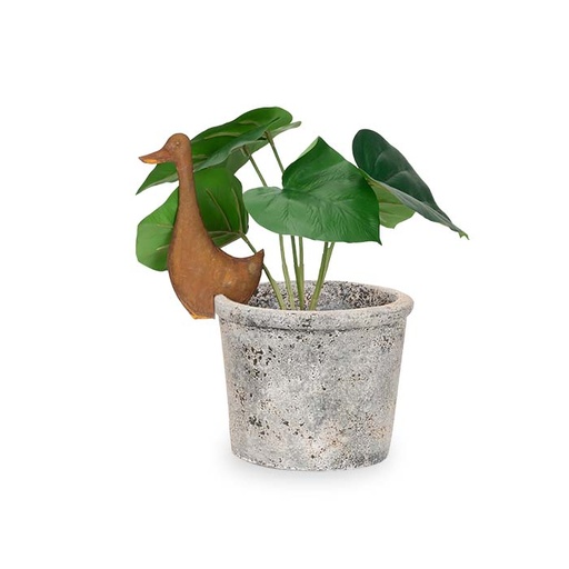 [25630] Duck Pot Sitter Rust-