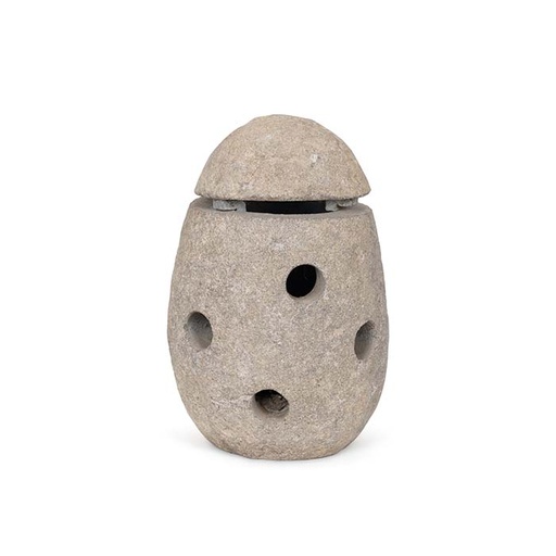 [25739] Lantern Cutwork Stone Egg