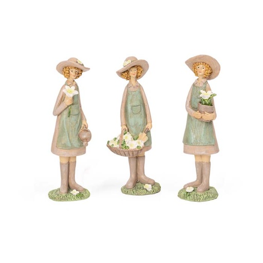 [26330] Lady Gardener S/3 Resin