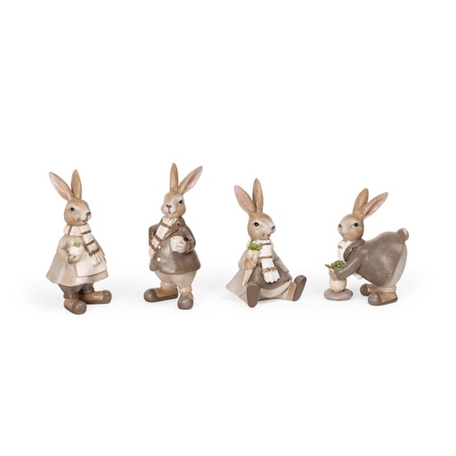 [26354] Rabbits S/4 Resin