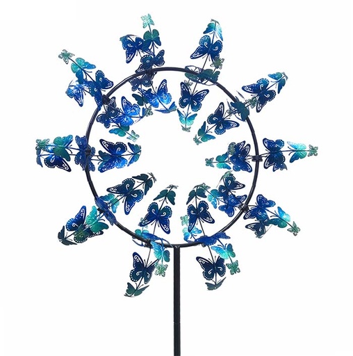[26620] Wind Spin Butterfly Blue Wave