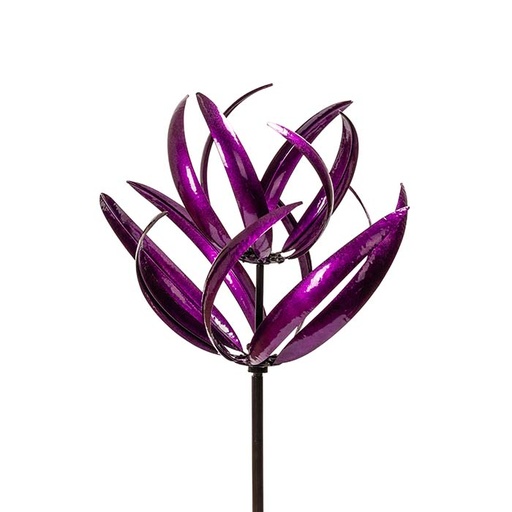 [26668] Wind Spinner Lotus Fuchsia