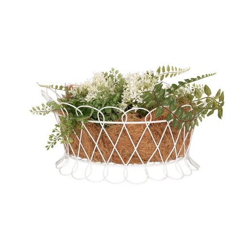 [26804] Wire Basket White