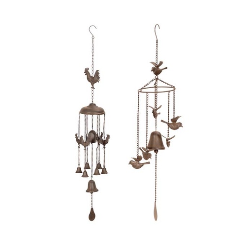 [26873] Wind Chime B/R Cast Iron Brown
