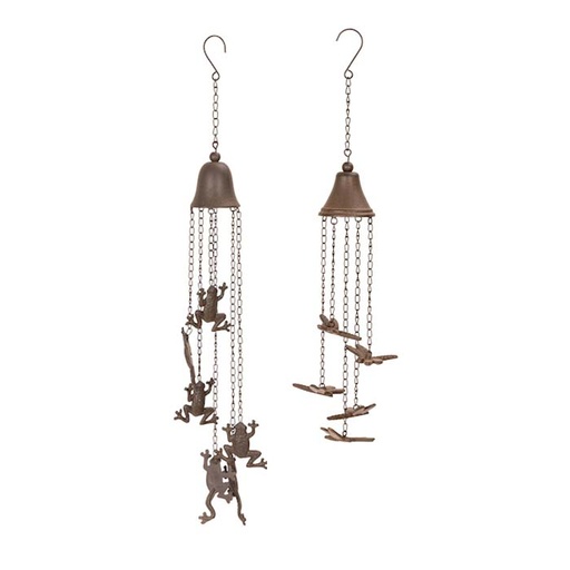 [26880] Wind Chime F/D Cast Iron Brown