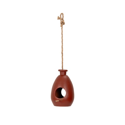 [26910] Bird Feeder Terracotta Nat